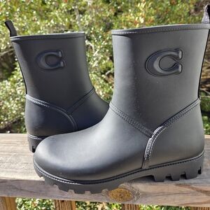 New Coach Ryder RainBoots - SIZE 11